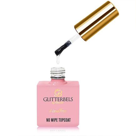 Glitterbels No Wipe Top Coat Hema Free 17ml