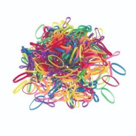 Sibel Fluo Rainbow Elastic 500pc
